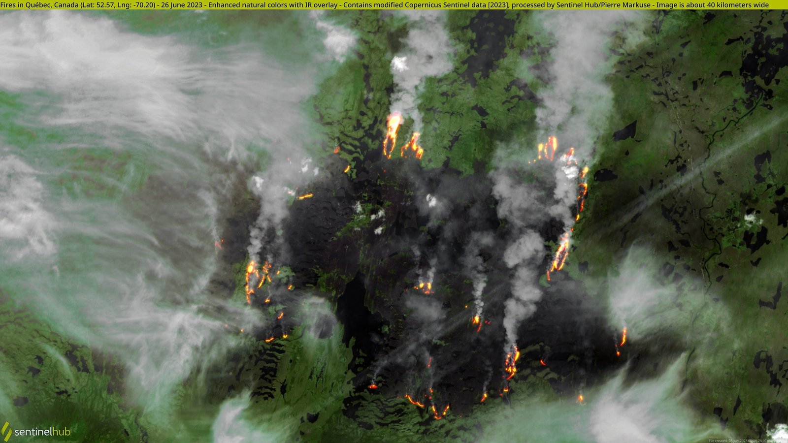 Climate change made 2023 wildfire conditions in Canada three times as