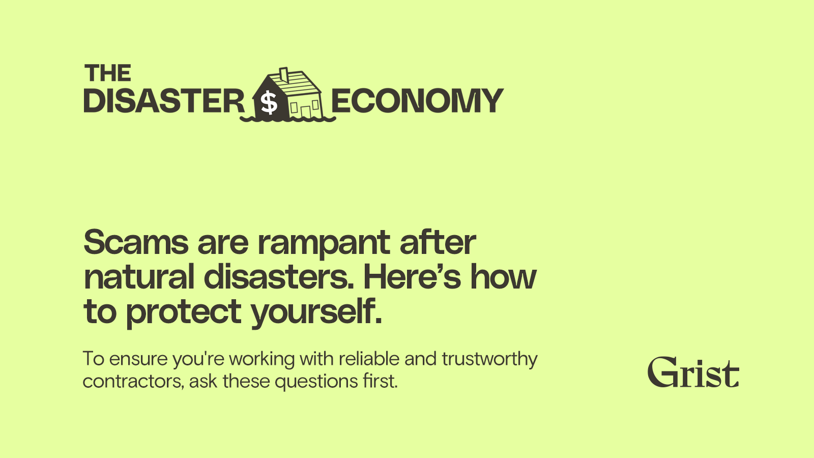Scams are rampant after natural disasters. Here’s how to protect